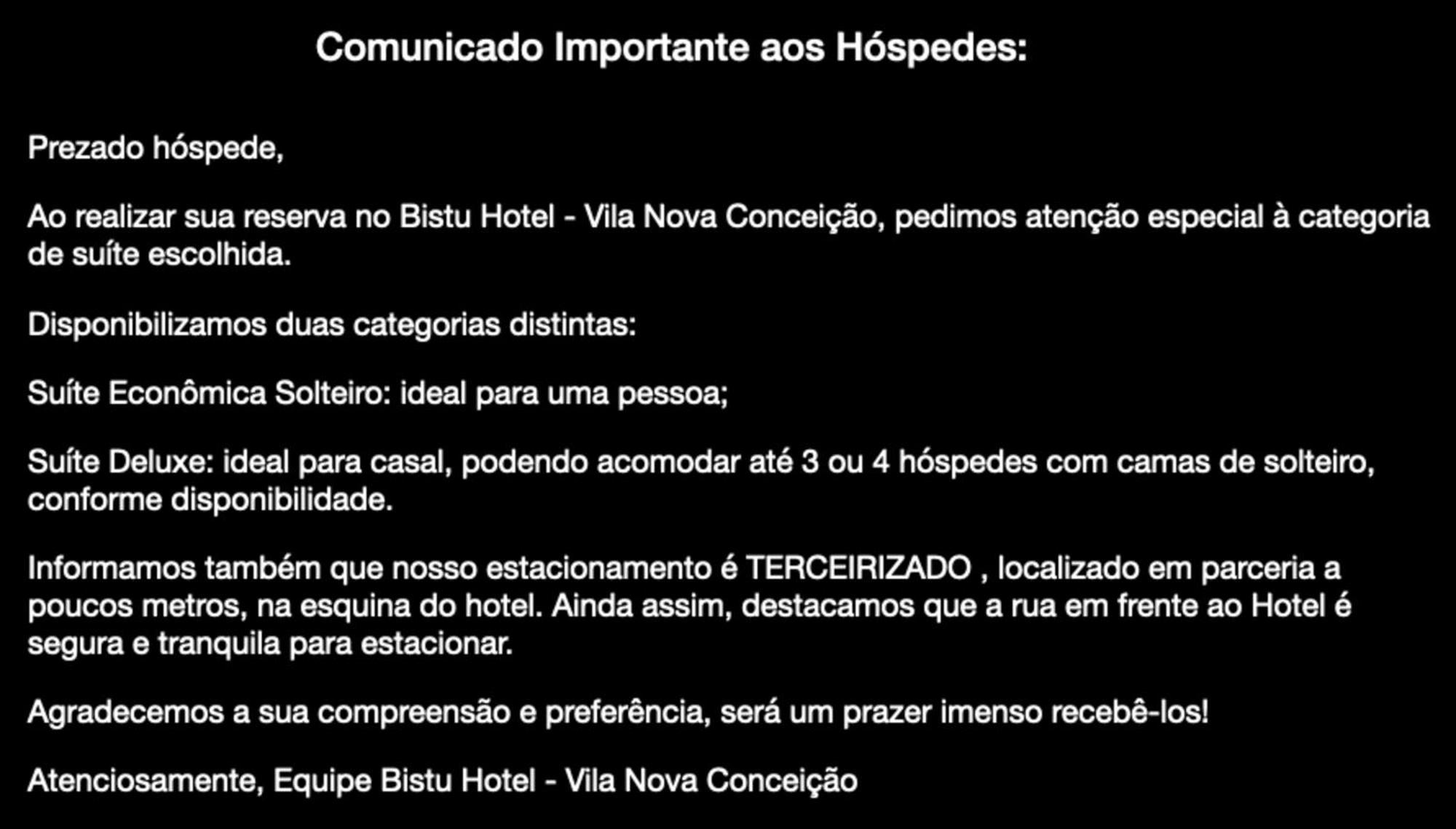 Bistu Hotel - Vila Nova Conceicao Sao Paulo Bagian luar foto